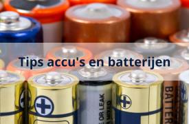 Meer woningbranden door accu's en batterijen